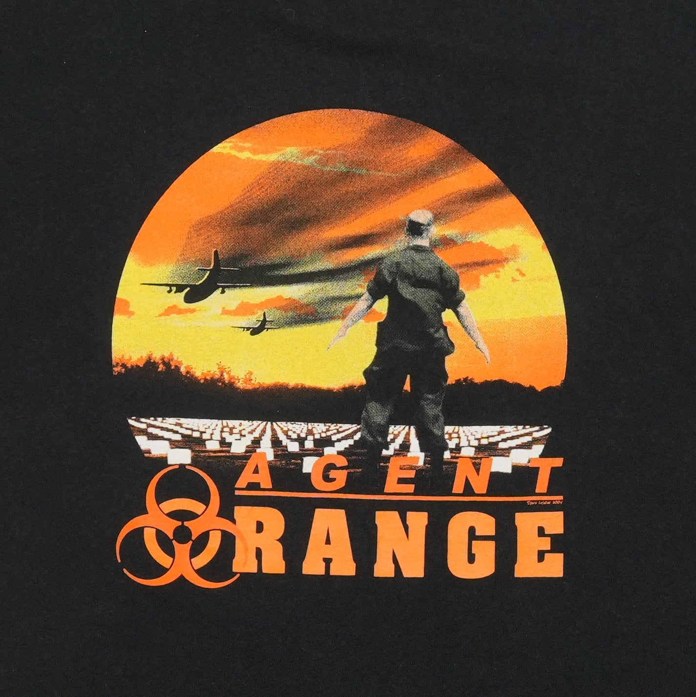 2004 Agent Orange The Body Count Continues Shirt Front Detail 1
