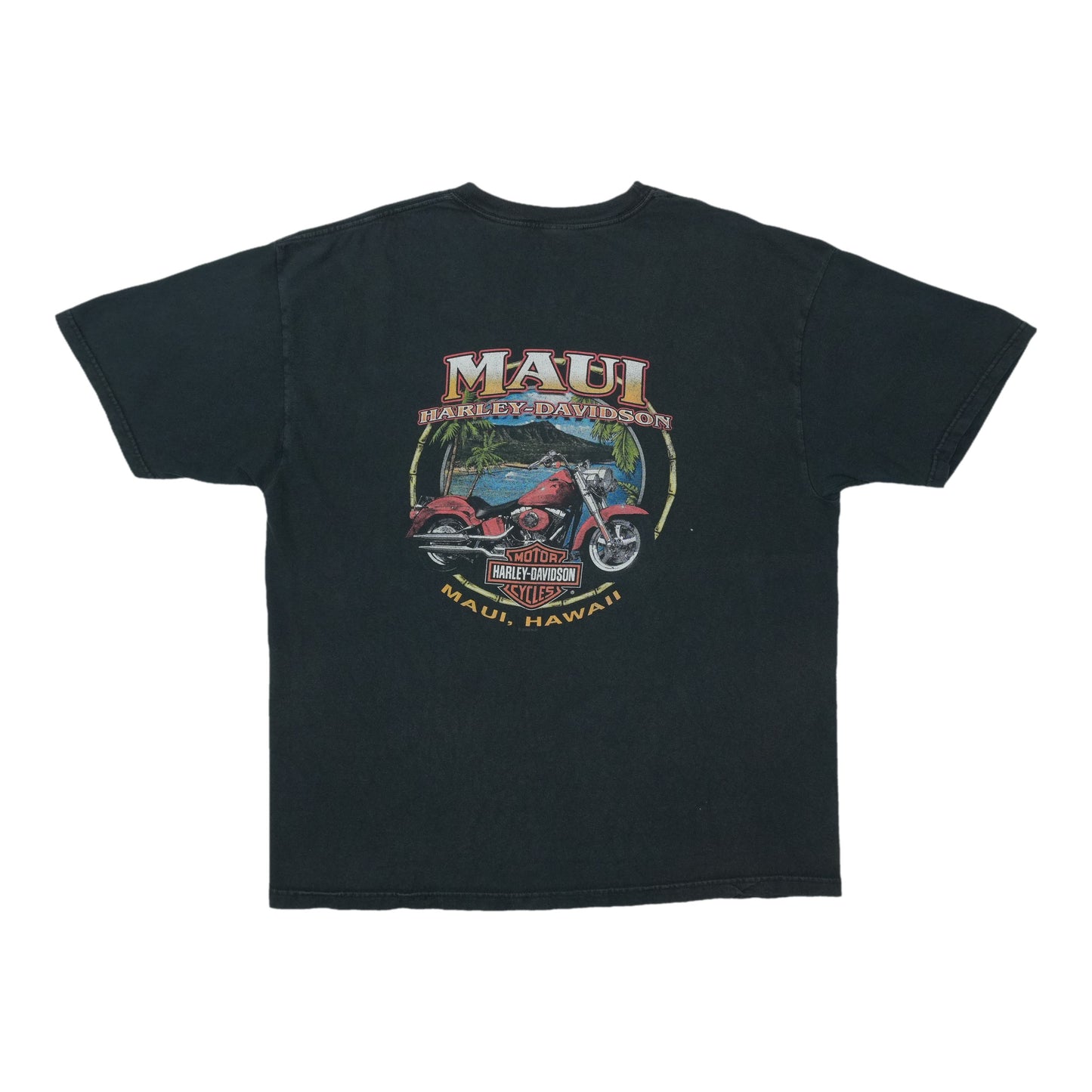 2002 Harley Davidson Maui Pocket Shirt Back