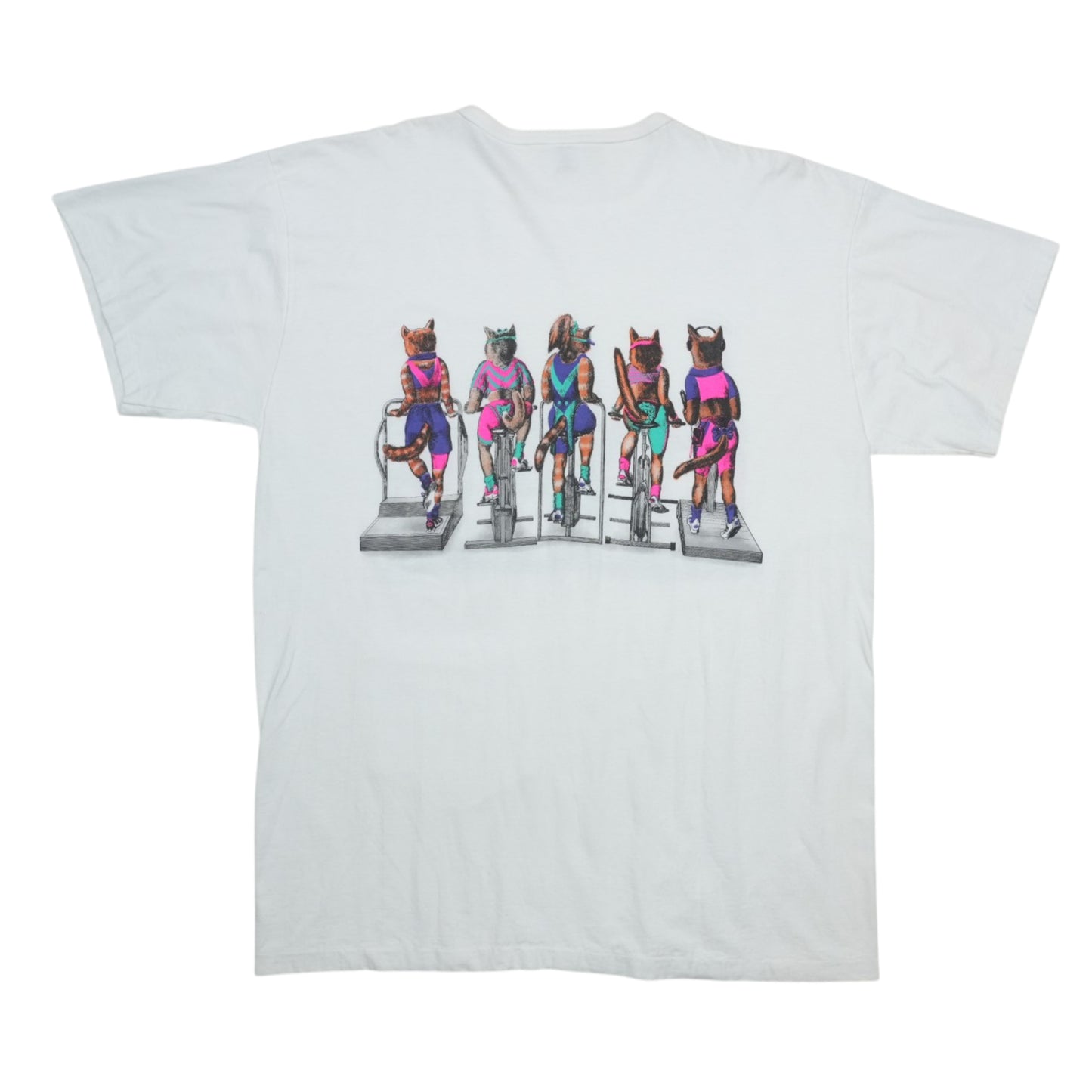 1990s Cat Cycling Shirt Back