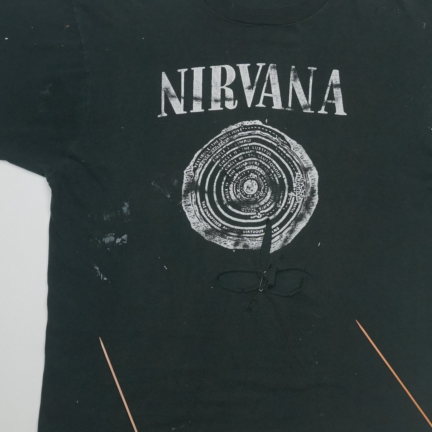 1990s Nirvana Vestibule Sub Pop Shirt Detail 3