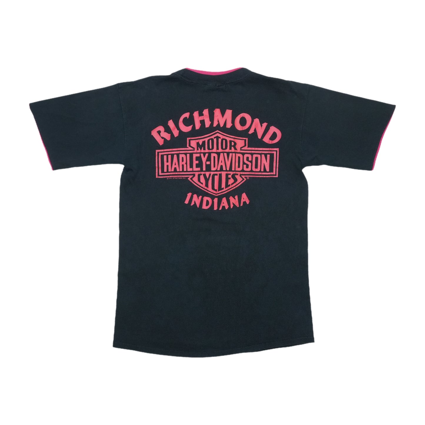 1990s Harley Davidson Richmond Indiana Shirt Back