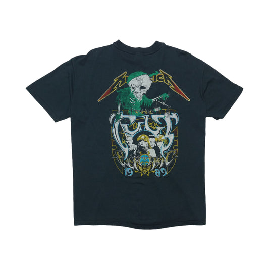 1989 Metallica And Justice for All Tour Shirt Back