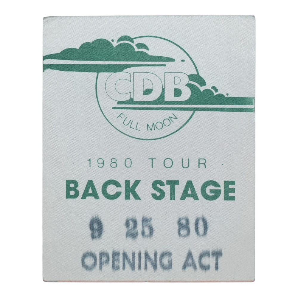 1980 Charlie Daniels Band Full Moon Backstage Pass - front