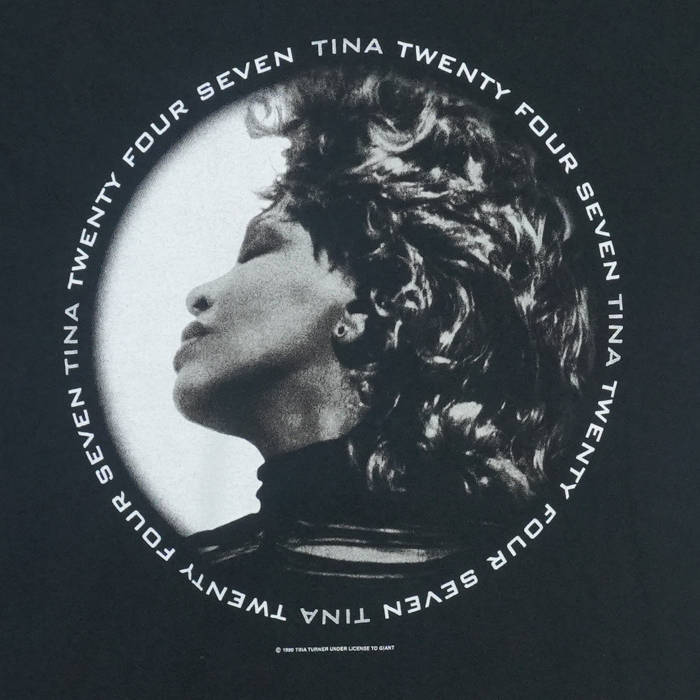 2000 Tina Turner Twenty Four Seven Tour Shirt Detail 2