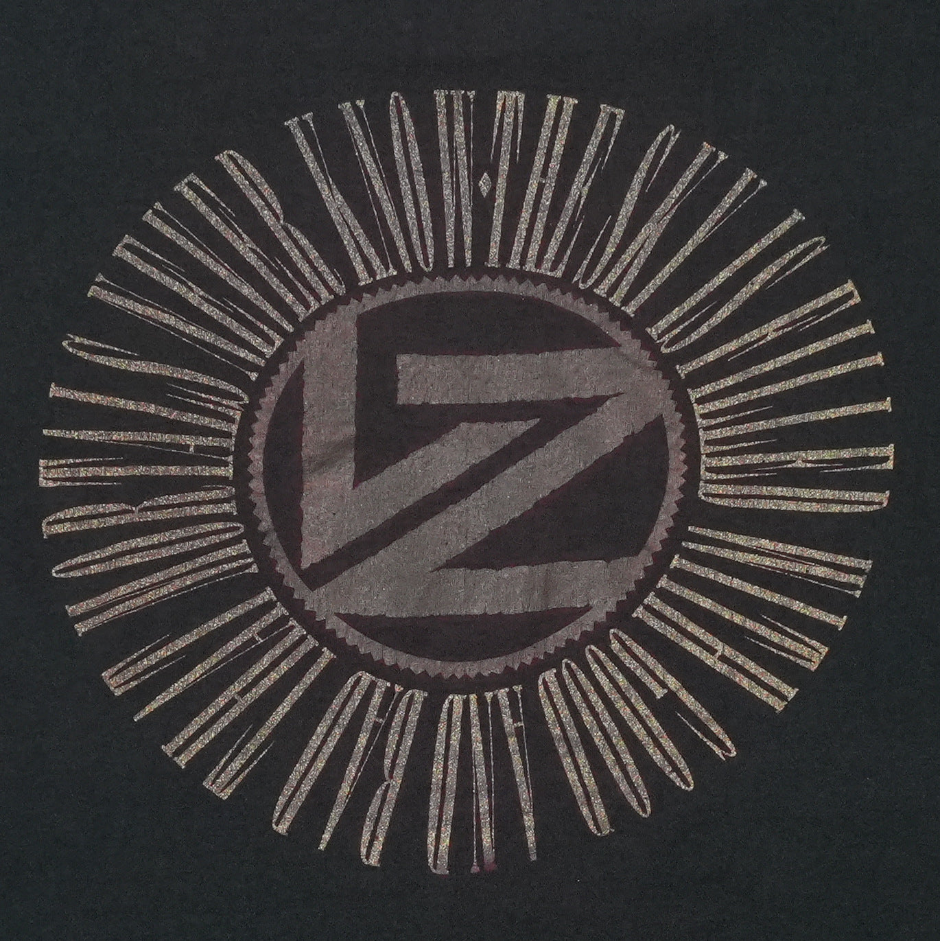 1993 Led Zeppelin Stairway Shirt Back Graphic
