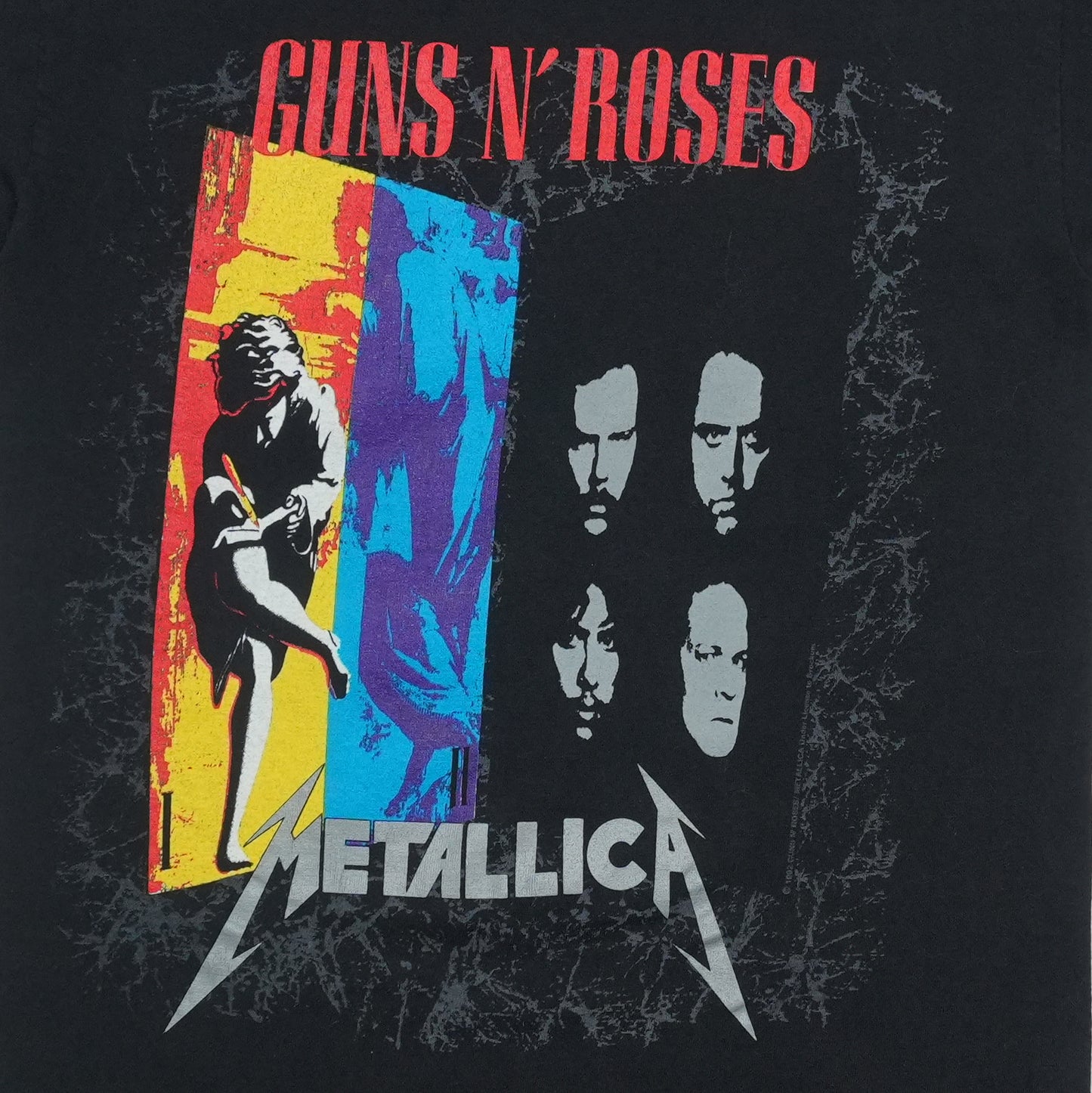 1992 Guns N Roses Metallica Tour Shirt