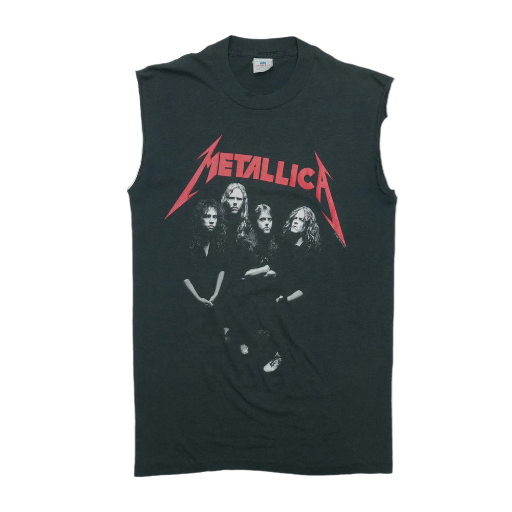 1988 Metallica And Justice For All Sleeveless Shirt Front
