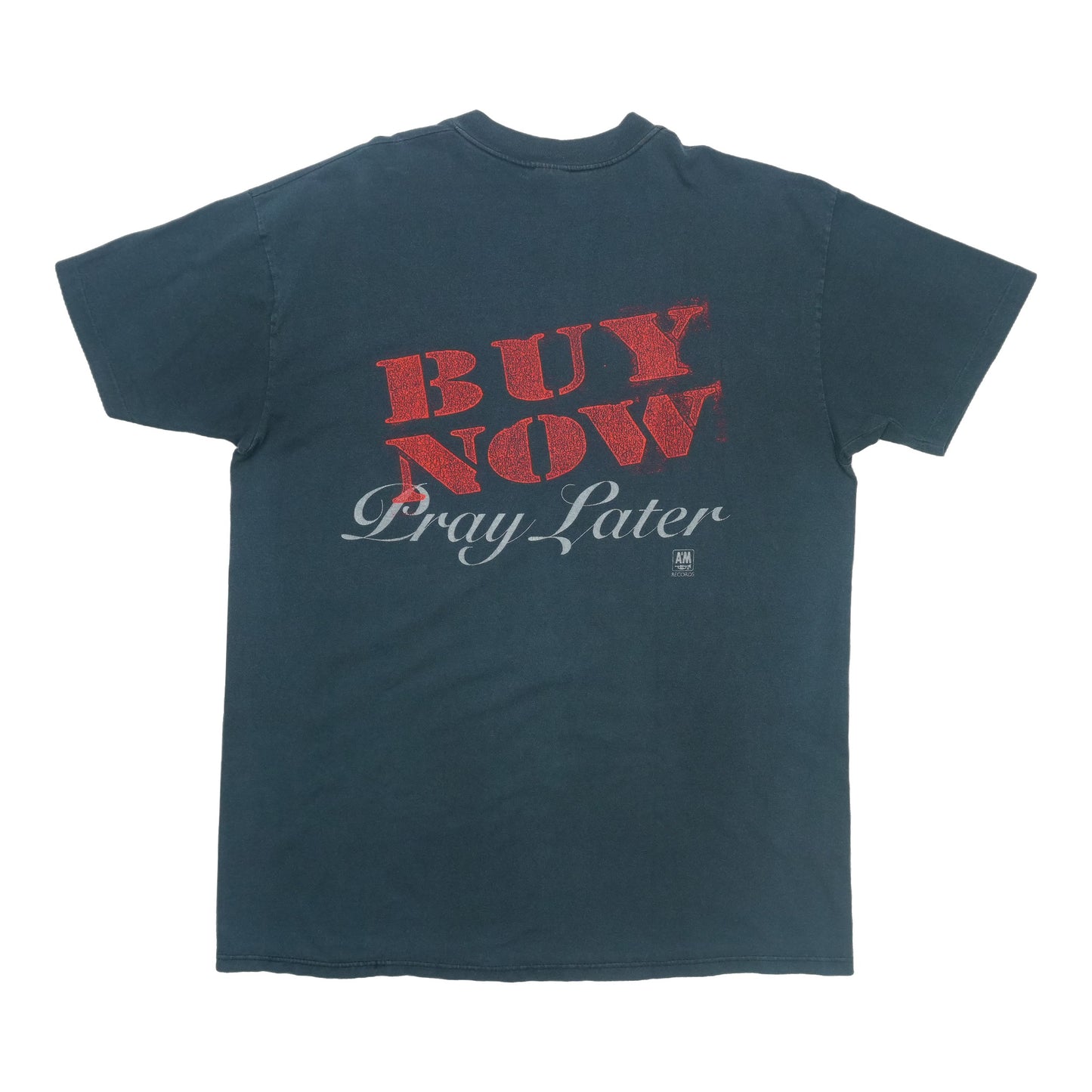 1989 Soundgarden Louder Than Love Buy Now Pray Later Shirt Back