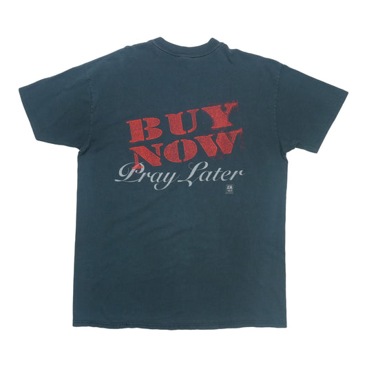 1989 Soundgarden Louder Than Love Buy Now Pray Later Shirt Back