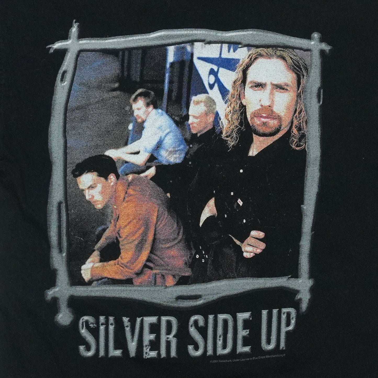 2001 Nickelback Silver Side Up Shirt Back Detail 2