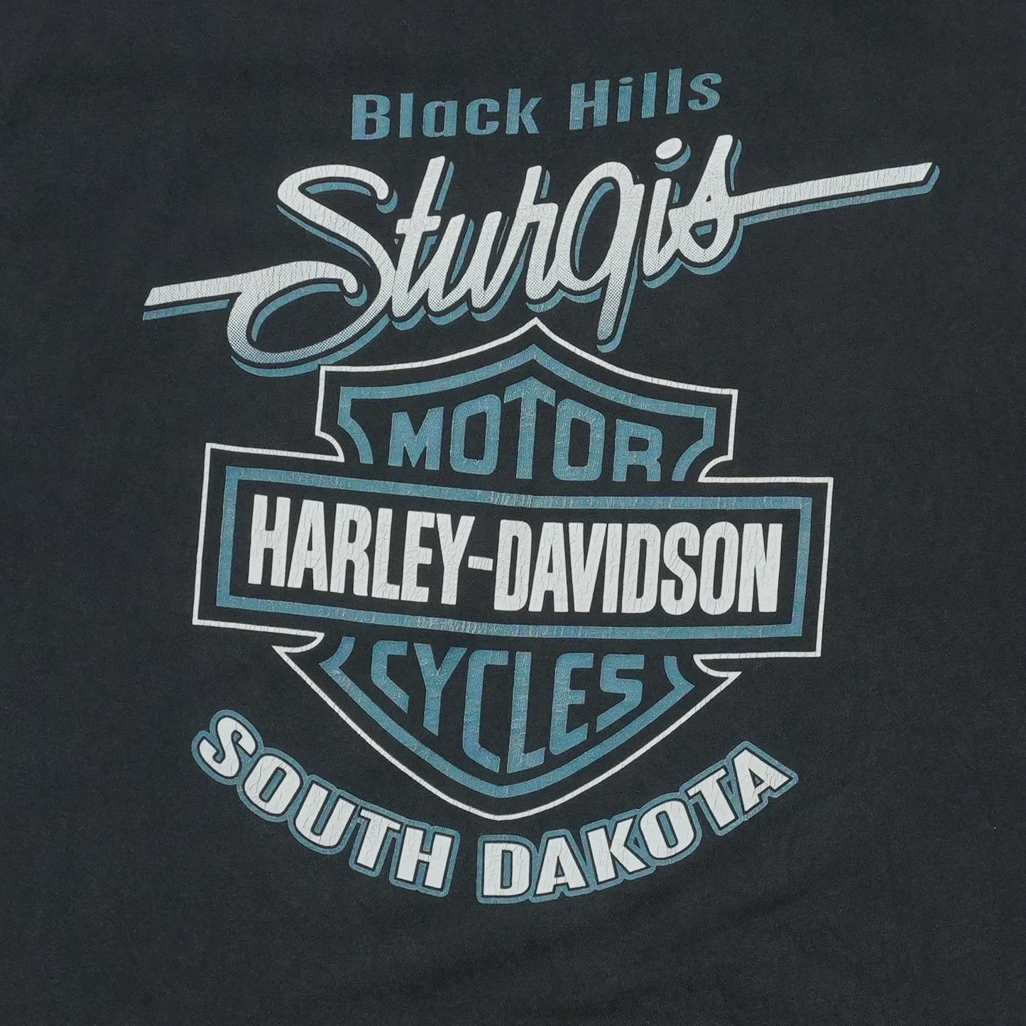 1995 Harley Davidson Runnin Wild Wolf Rider ShirtBack Graphic