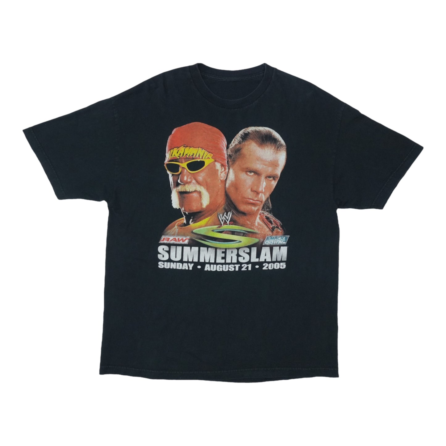 2005 WWE SummerSlam Hogan vs Michaels Shirt Front