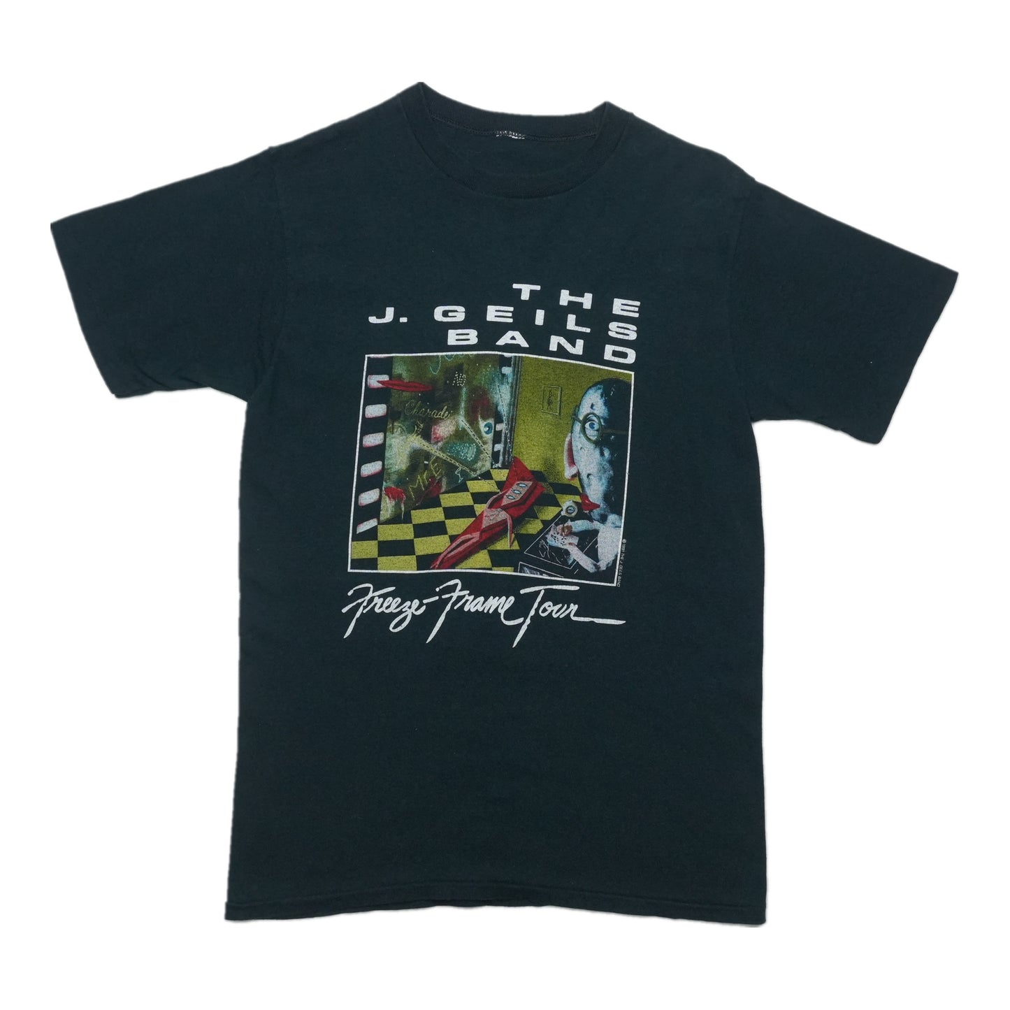 1981 J. Geils Band Freeze Frame Tour Shirt Front