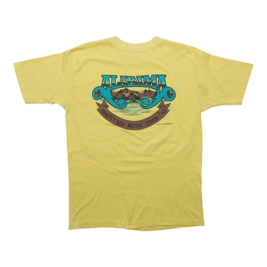 1982 Alabama Mountain Music Tour Shirt Back