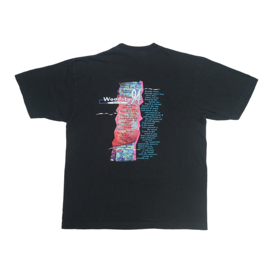 1994 Woodstock 2 More Days Of Peace & Music Pepsi Shirt Back
