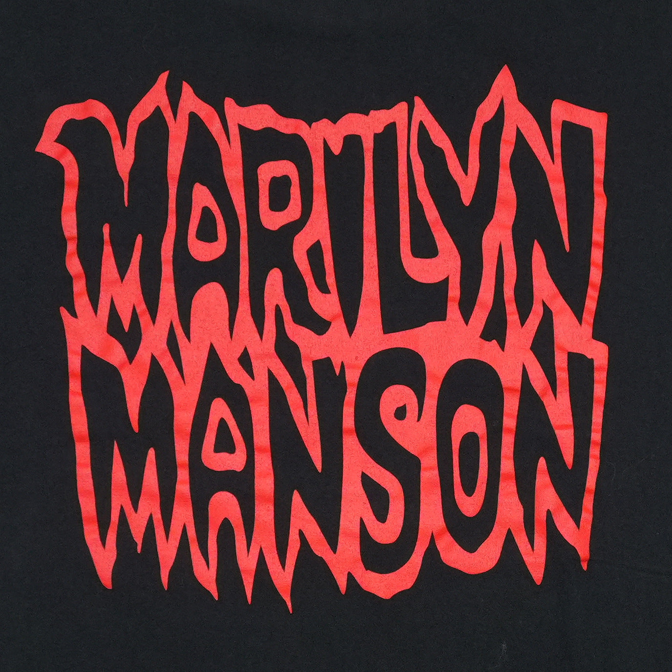 1990s Marilyn Manson Satanic Army Shirt Front Detail 1