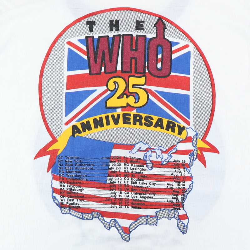 1989 The Who 25th Anniversary Tour Shirt