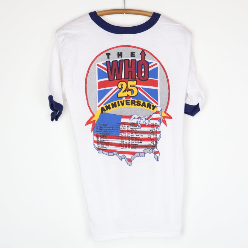 1989 The Who 25th Anniversary Tour Shirt