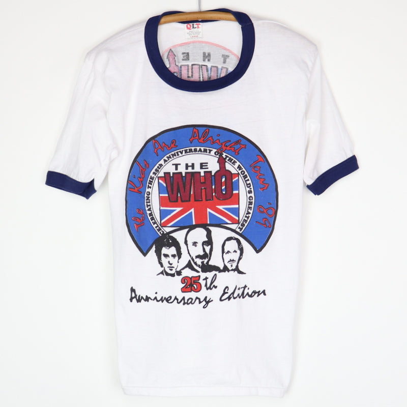 1989 The Who 25th Anniversary Tour Shirt