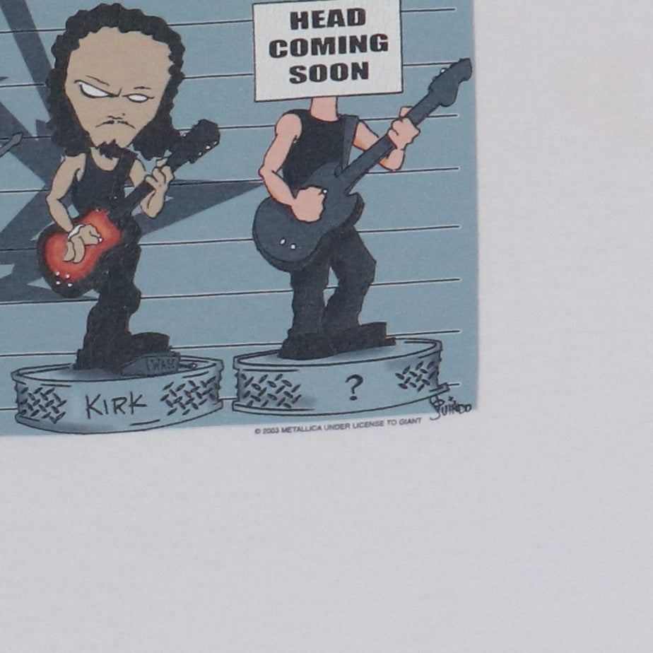 2003 Metallica Headbangers Shirt