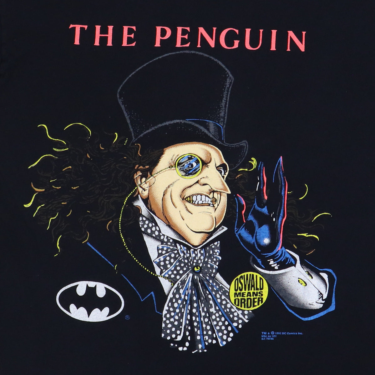1992 The Penguin Batman Returns DC Comics Shirt