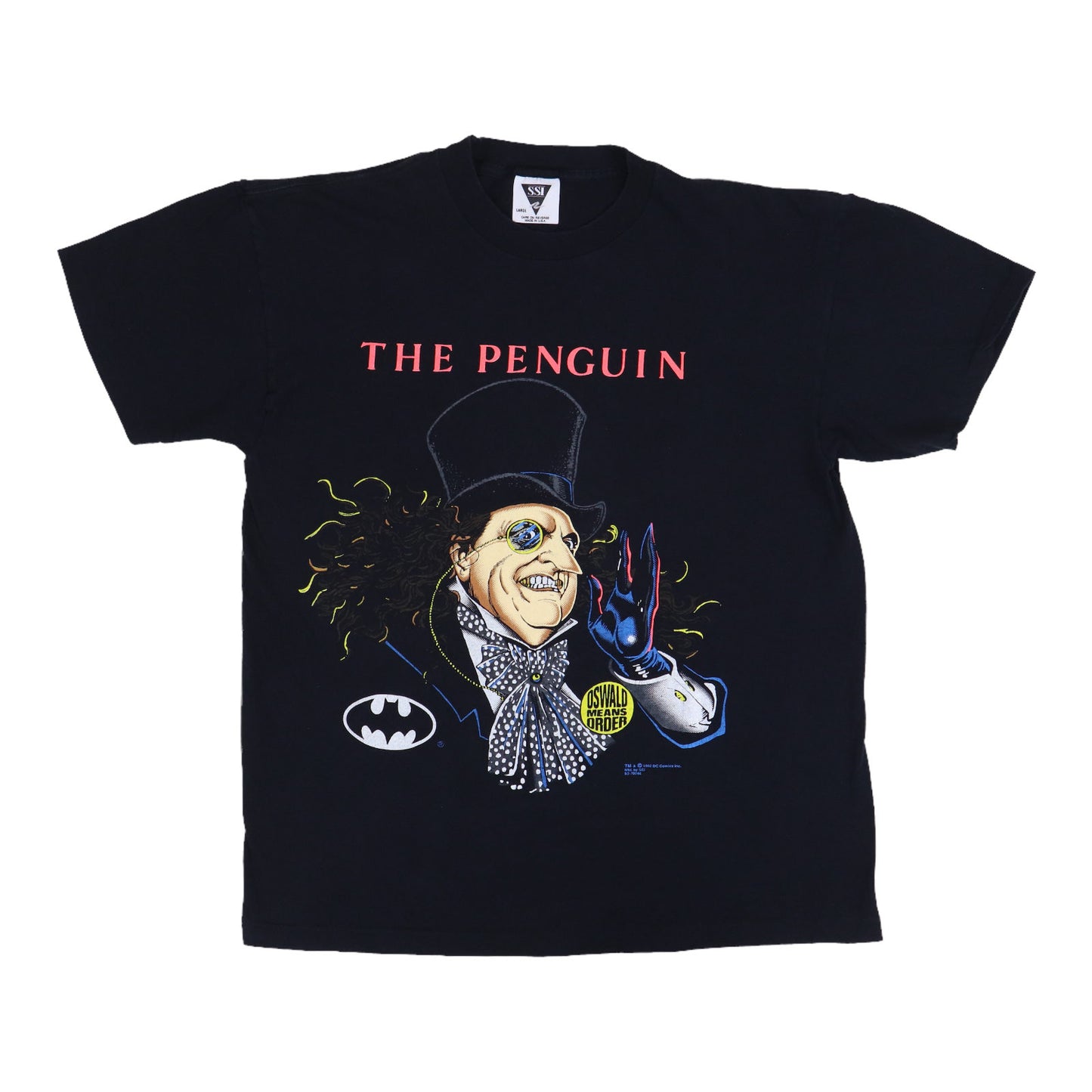 1992 The Penguin Batman Returns DC Comics Shirt