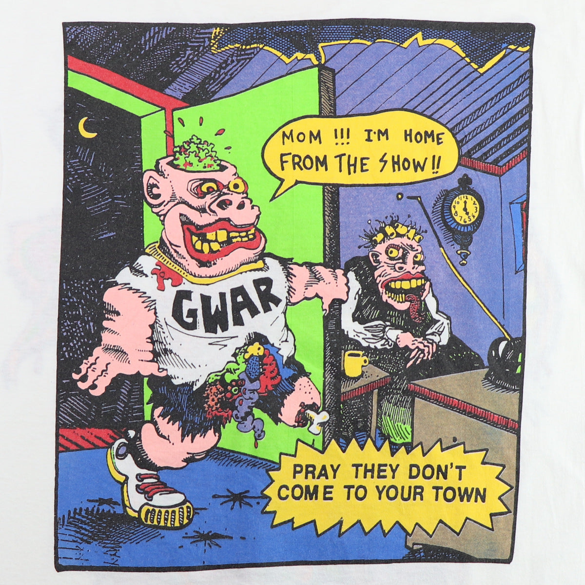 1992 Gwar Pray They Don't Come To Your Town Shirt