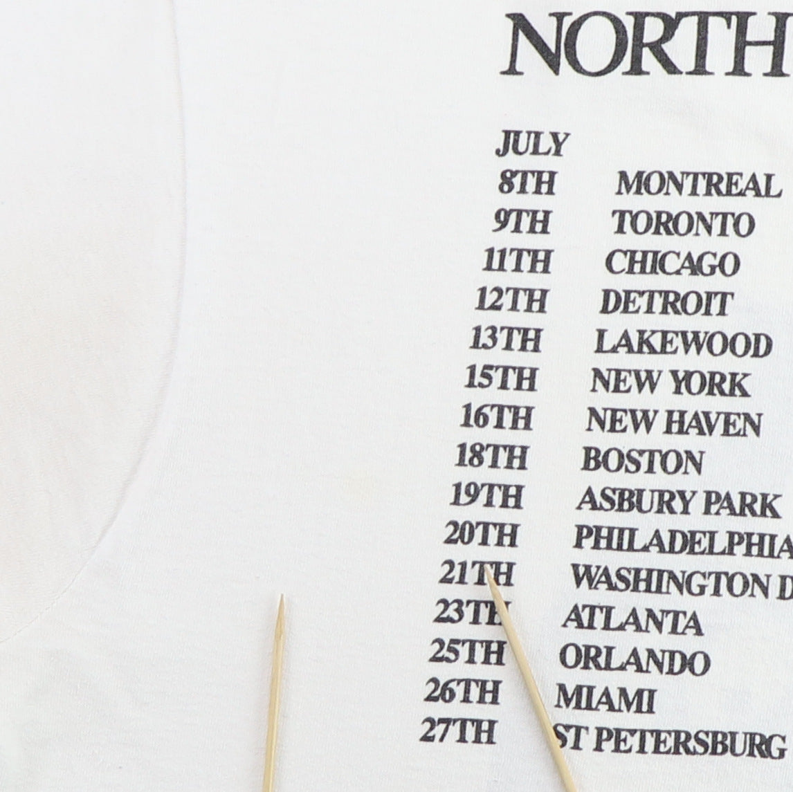 1991 EMF Schubert Dip Tour Shirt