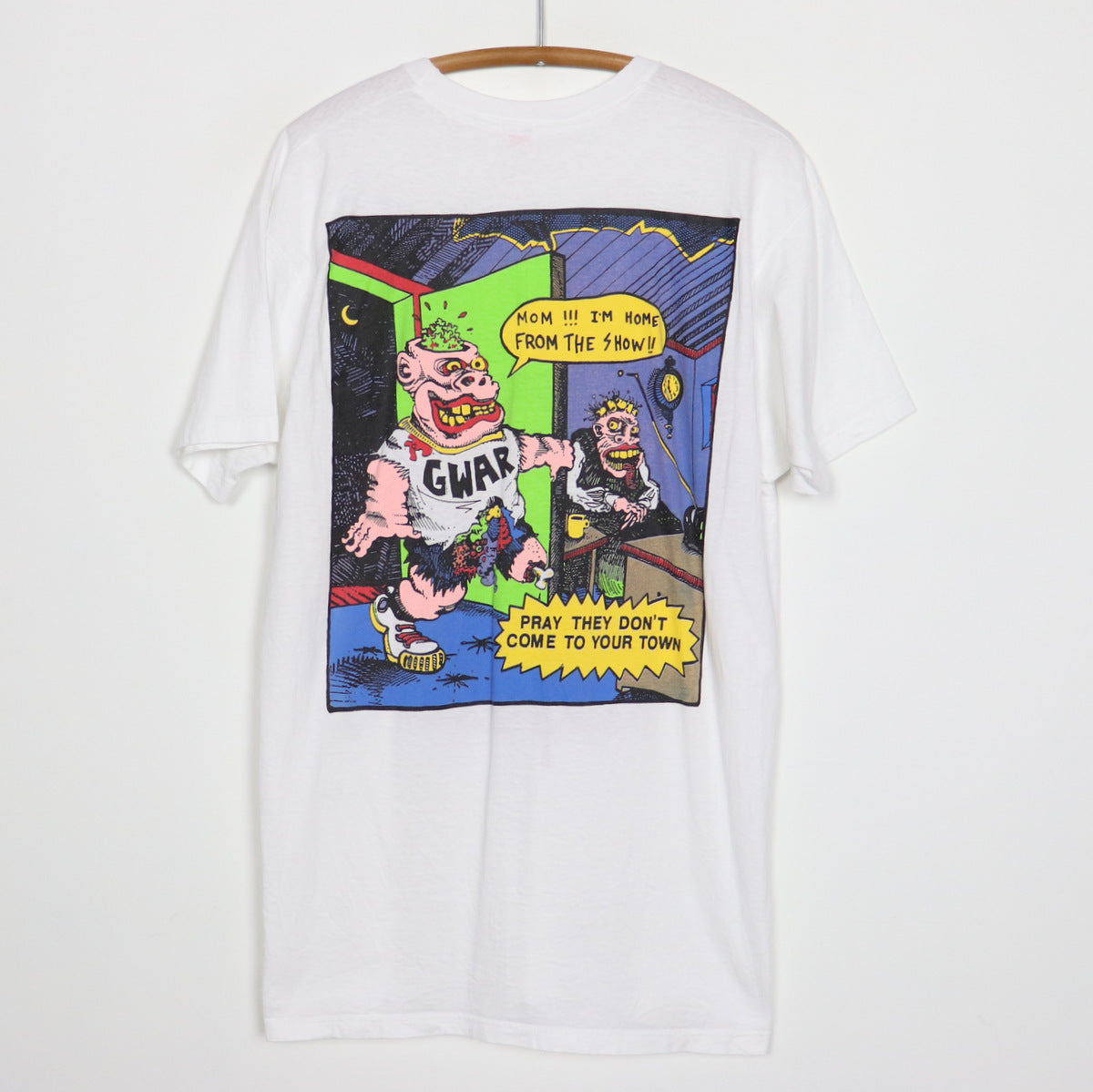 1992 Gwar Pray They Don't Come To Your Town Shirt