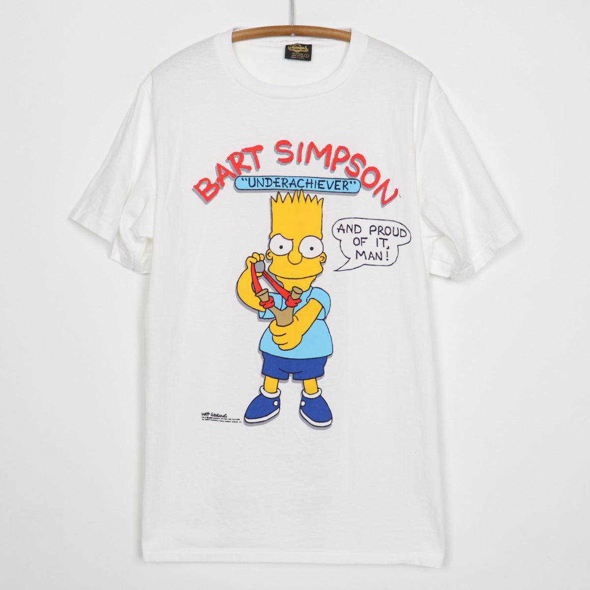 1989 The Simpsons Bart Simpson Underachiever Shirt
