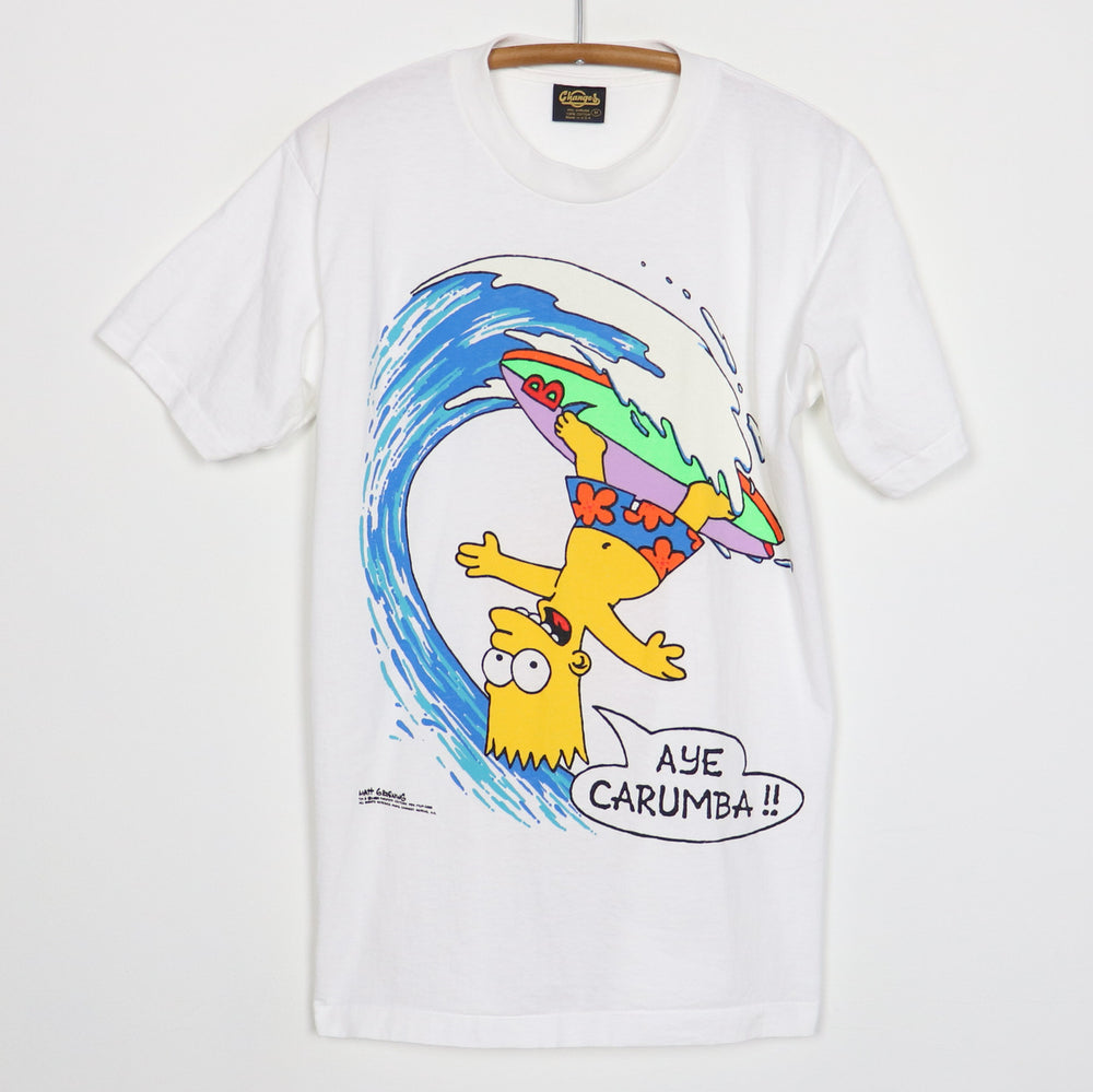 1989 The Simpsons Bart Simpson Aye Carumba Shirt