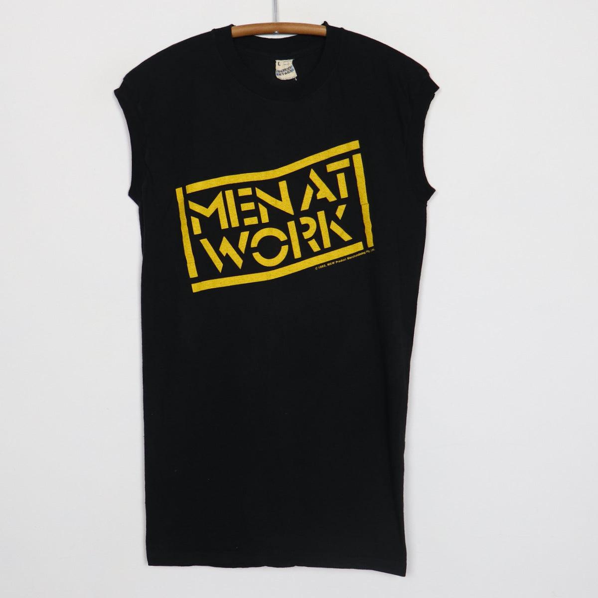 1983 Men At Work North American Tour Sleeveless Shirt