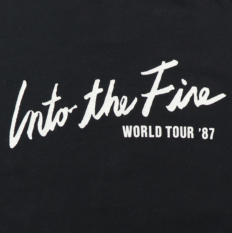 1987 Bryan Adams Into The Fire World Tour Shirt
