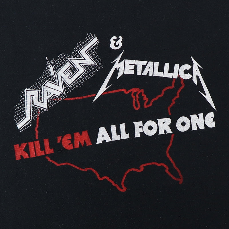 1983 Metallica & Raven Kill Em All For One Tour Shirt