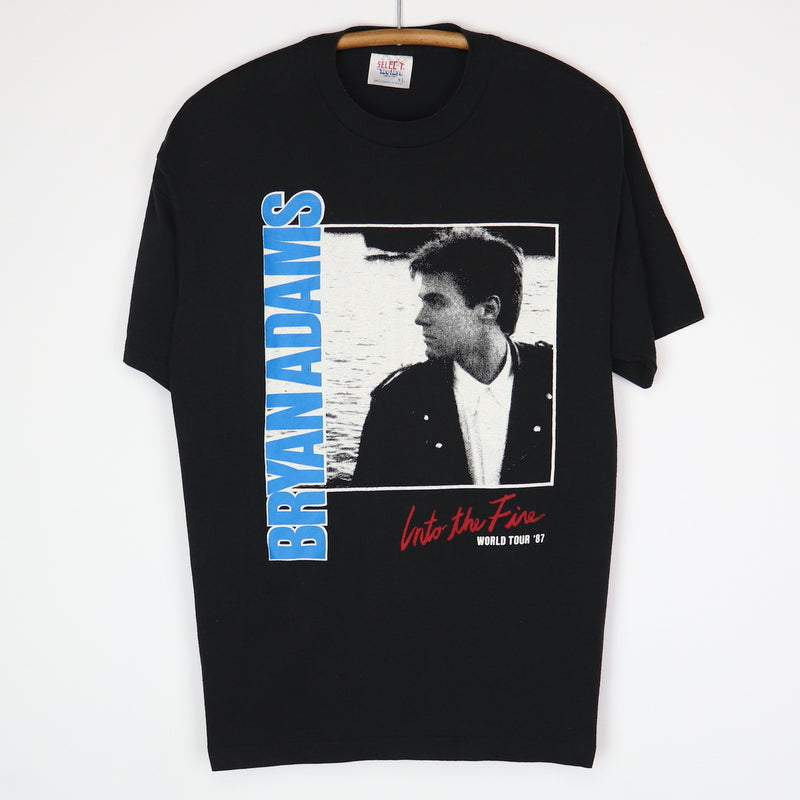 1987 Bryan Adams Into The Fire World Tour Shirt