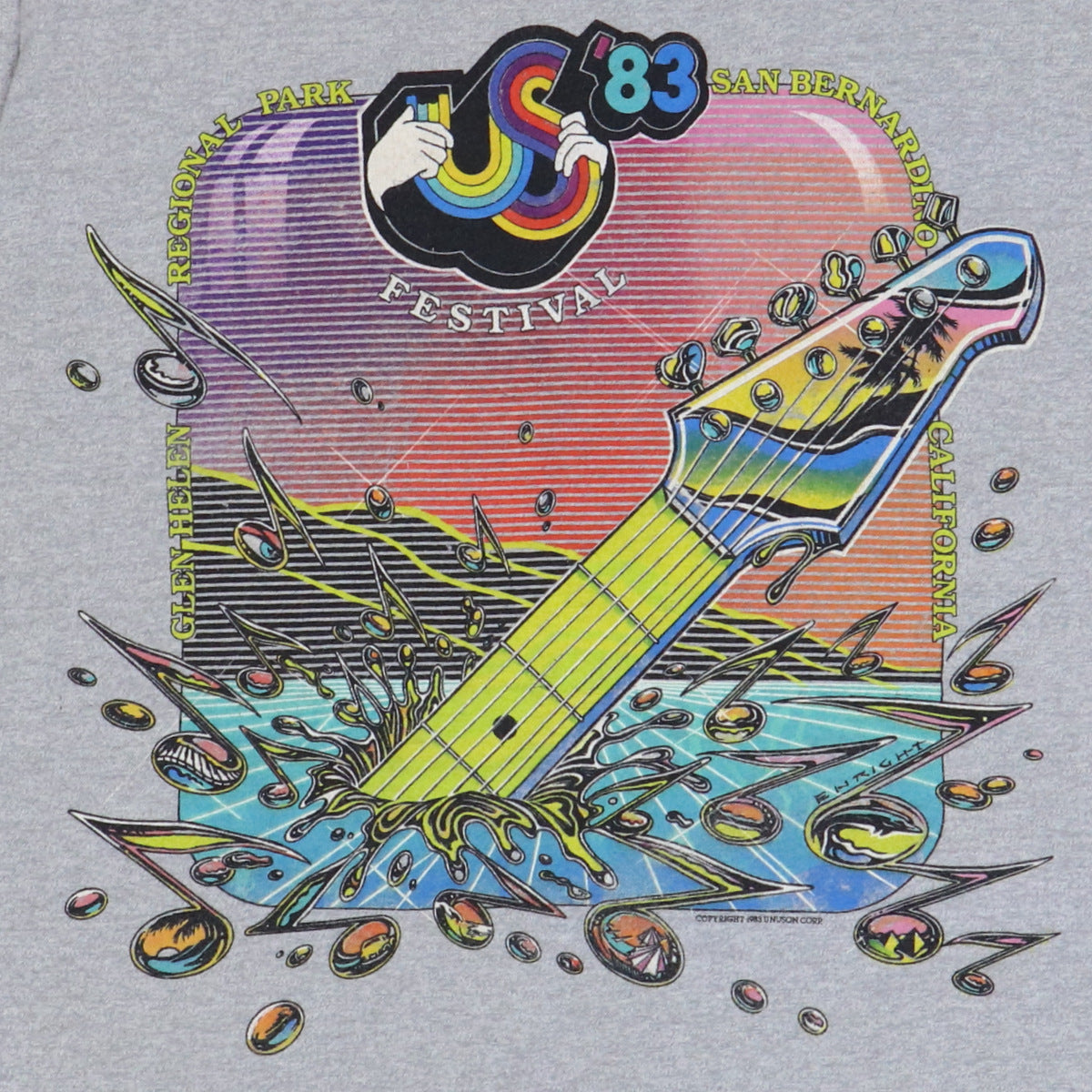 1983 Us Festival Concert Shirt