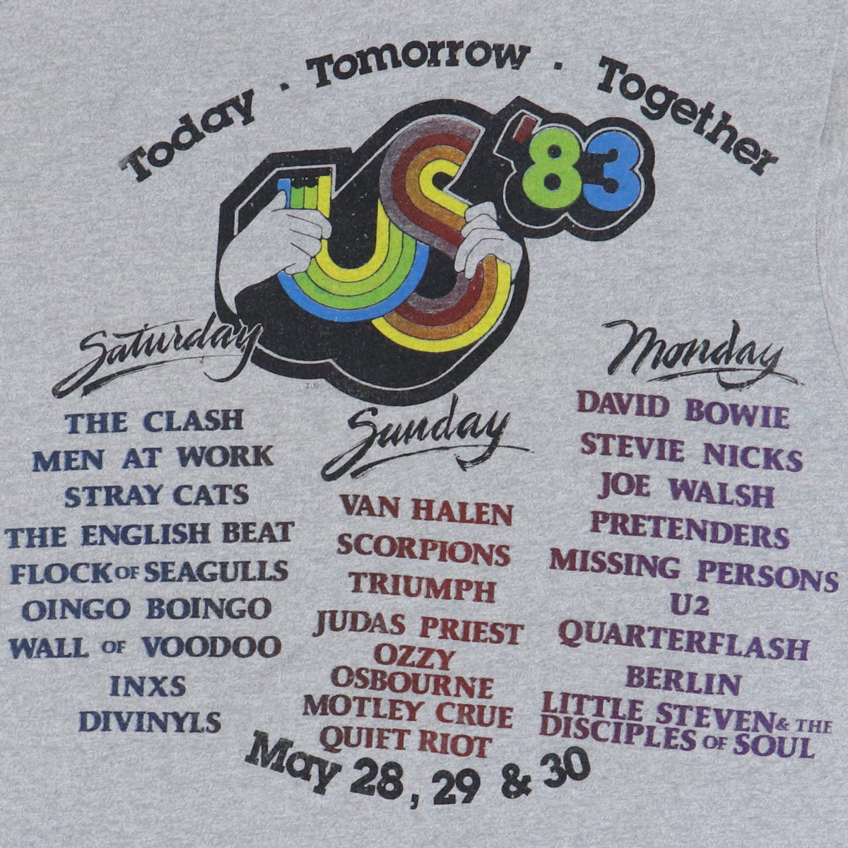1983 Us Festival Concert Shirt
