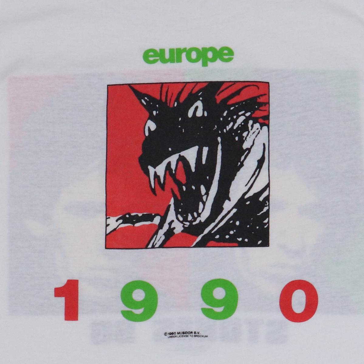 1990 Rolling Stones Keith Richards Urban Jungle Tour Shirt