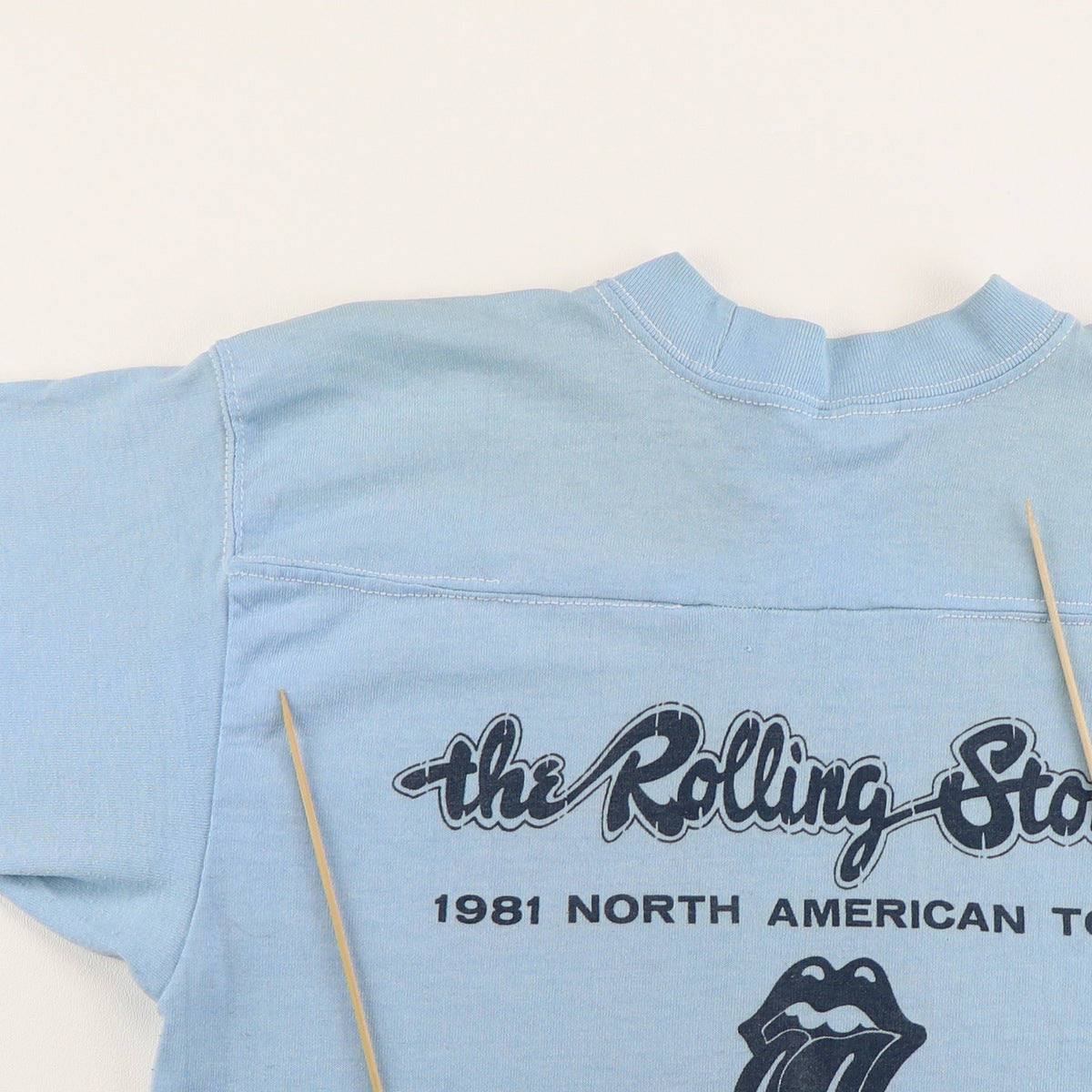 1981 Rolling Stones North American Tour Jersey Shirt
