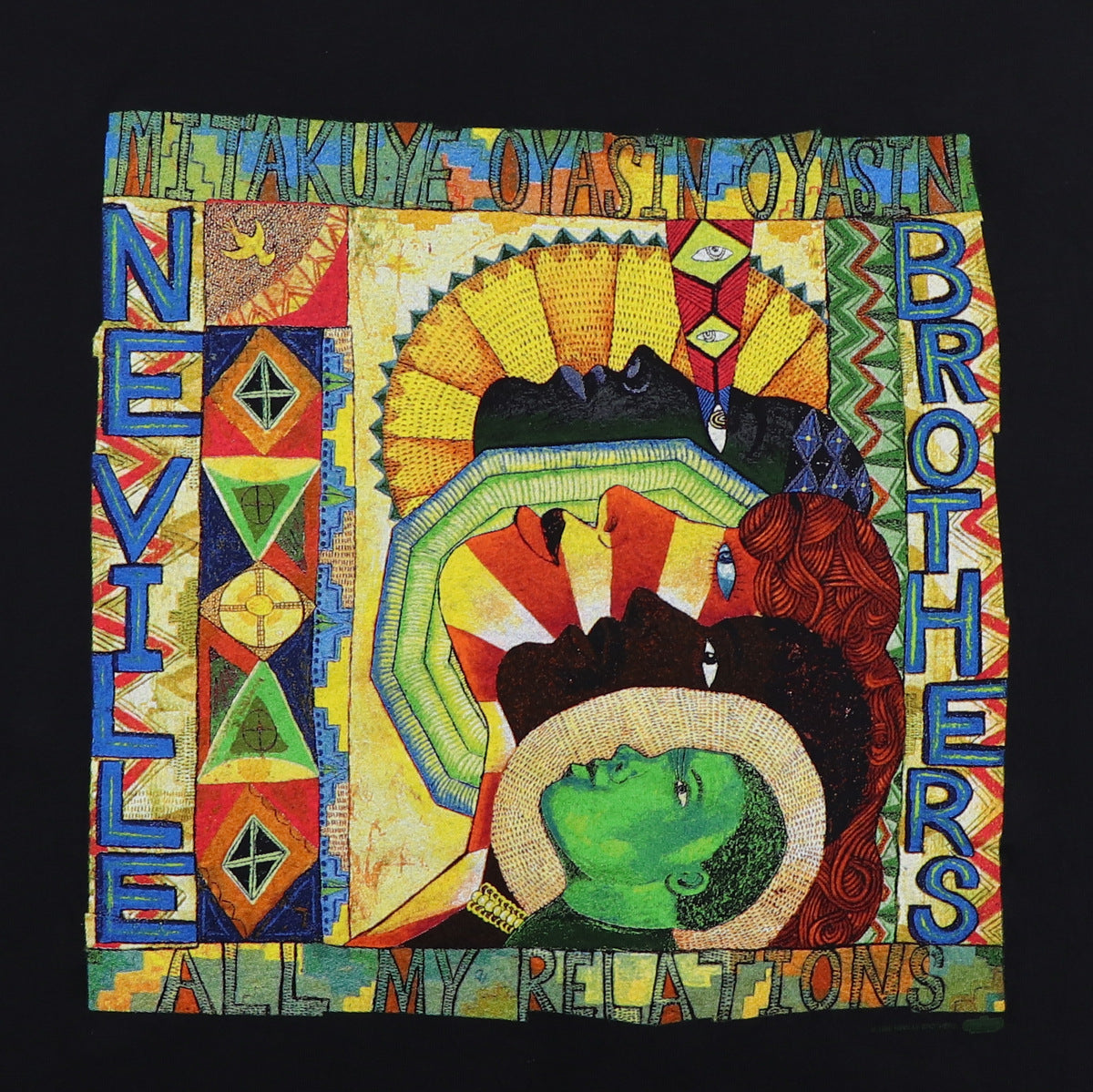 1996 Neville Brothers All My Relations Shirt