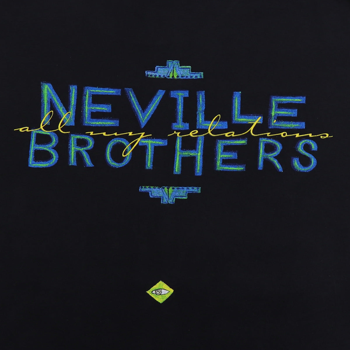 1996 Neville Brothers All My Relations Shirt