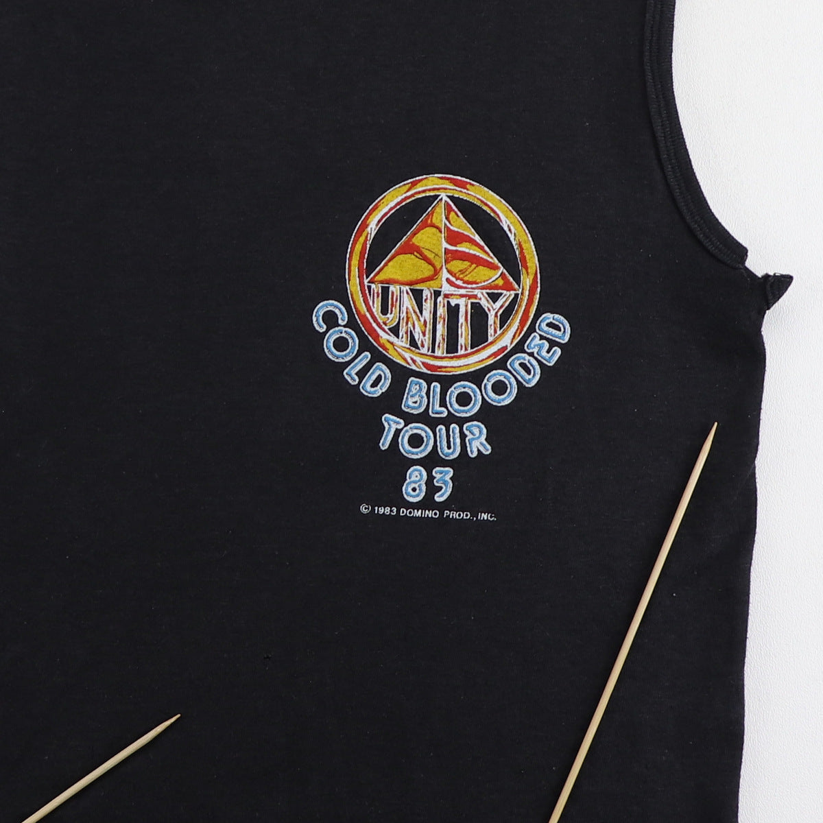 1983 Rick James Cold Blooded Tour Sleeveless Shirt