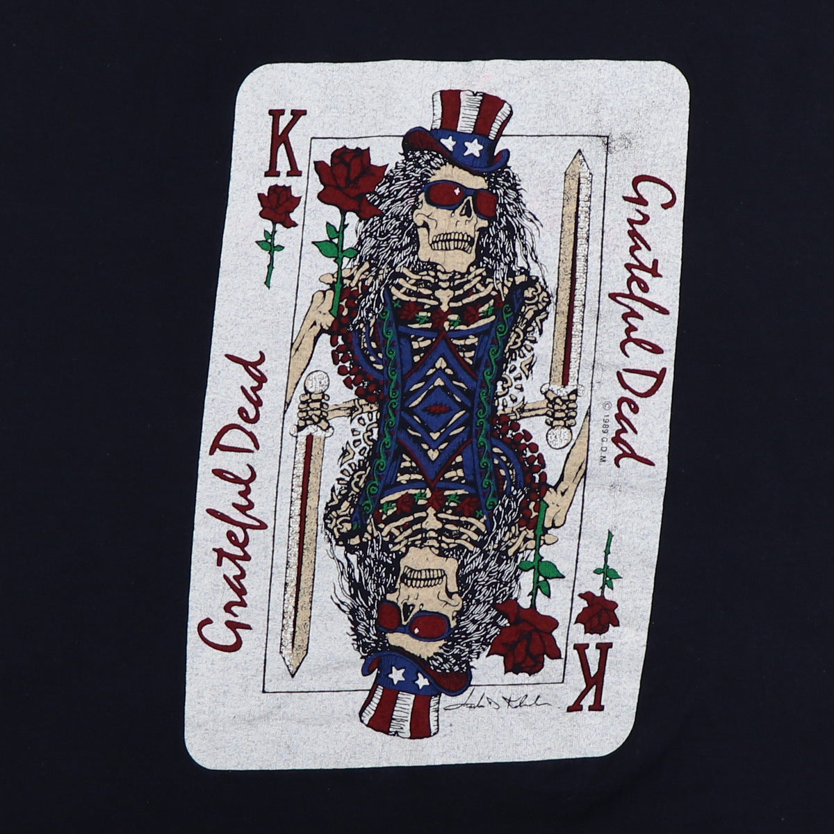 1989 Grateful Dead King Of Roses Shirt