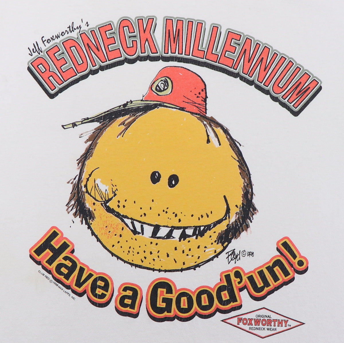 1998 Jeff Foxworthy Redneck Millennium Shirt