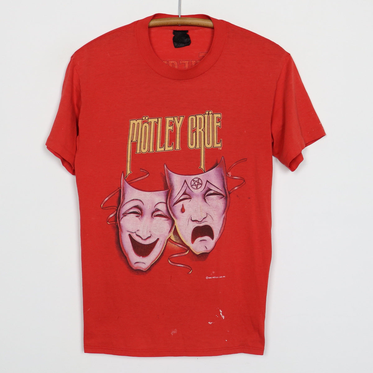 1985 Motley Crue Theatre of Pain World Tour Shirt | WyCo Vintage