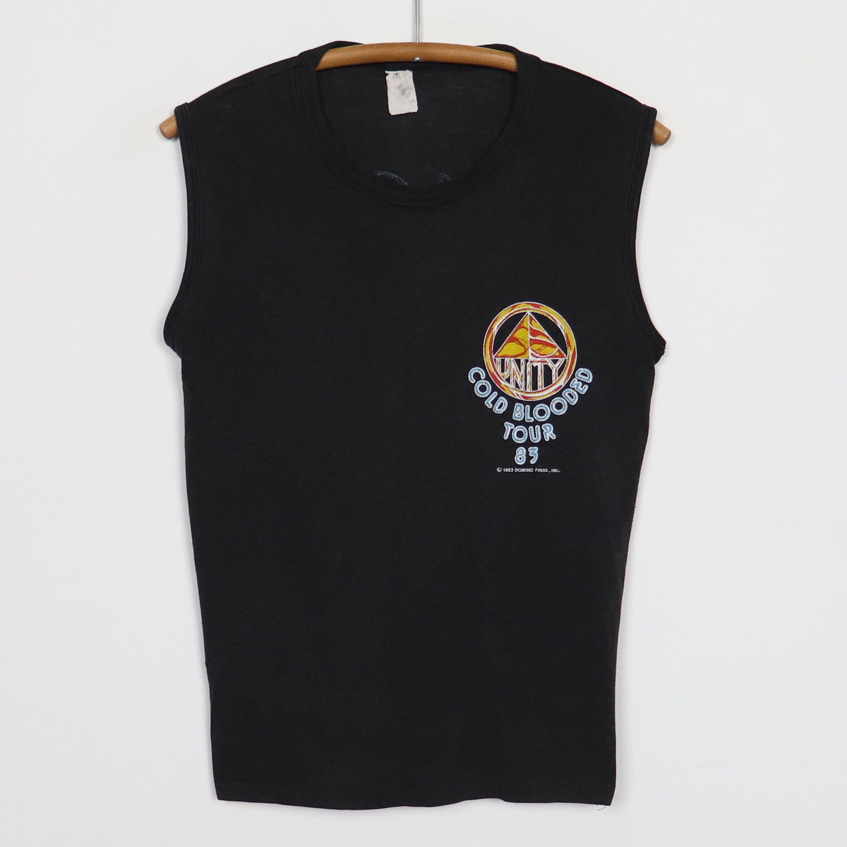 1983 Rick James Cold Blooded Tour Sleeveless Shirt