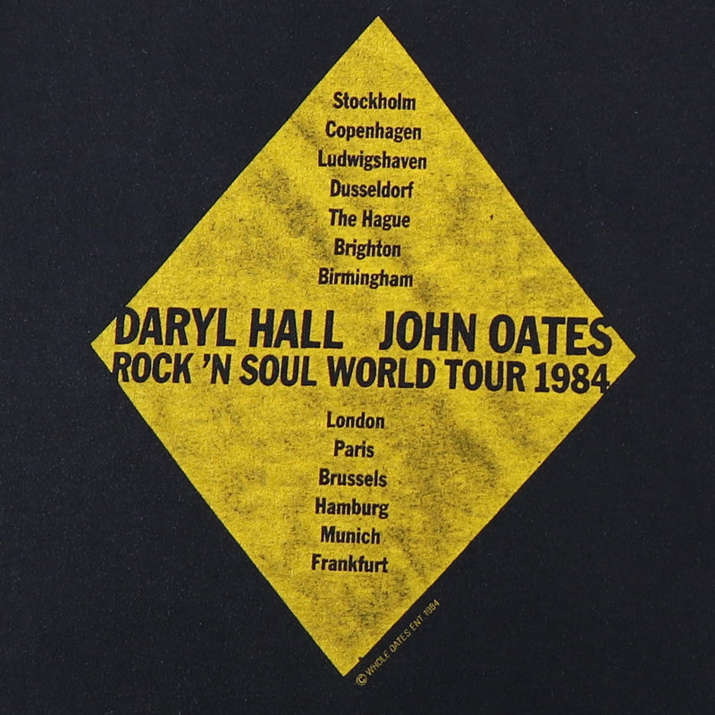 1984 Hall & Oates Rock 'N Soul World Tour Shirt