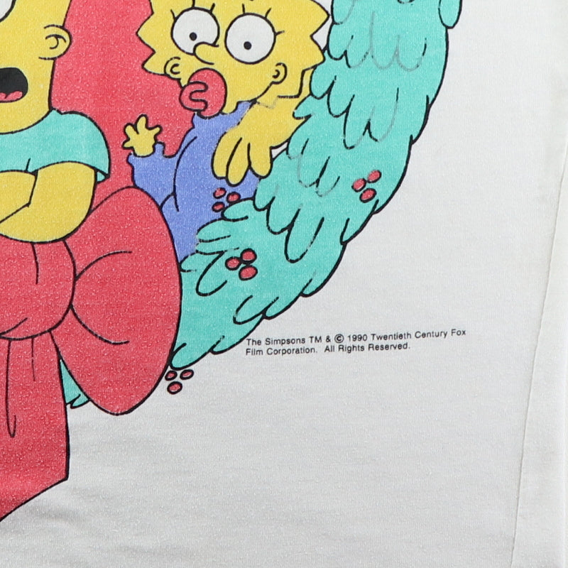 1990 The Simpsons Bah Humbug Christmas Shirt