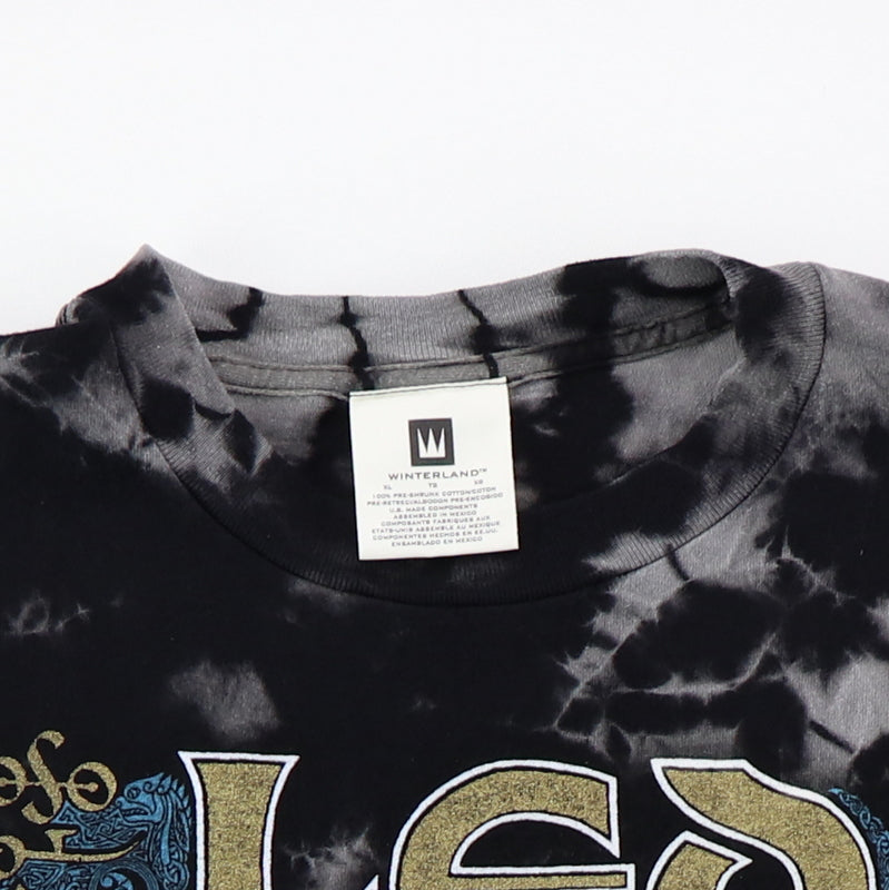 1999 Led Zeppelin Hammer Of The Gods Tie Dye Shirt