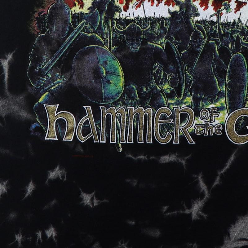 1999 Led Zeppelin Hammer Of The Gods Tie Dye Shirt